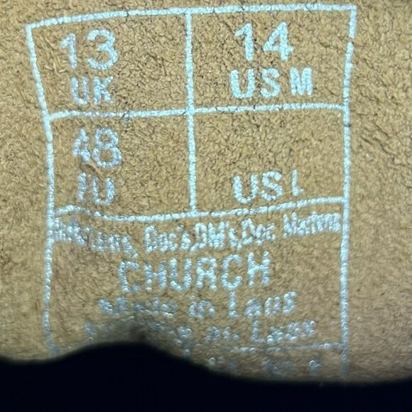 Dr. Martens Church Chukka Boots Brown Men’s Size 14 - Picture 7 of 7